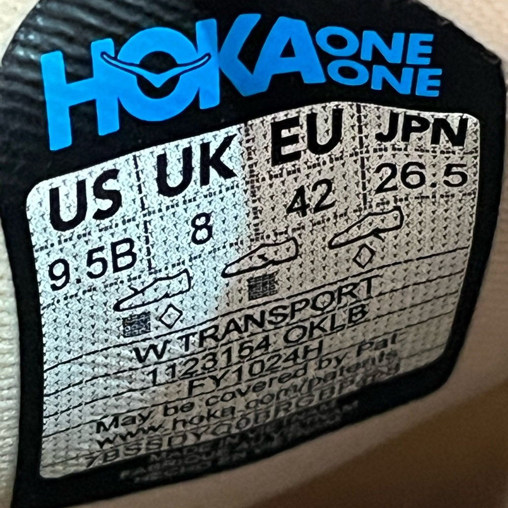 Hoka Transport Running Shoes. Women’s Size 9.5B Color Beige. - Picture 11 of 12
